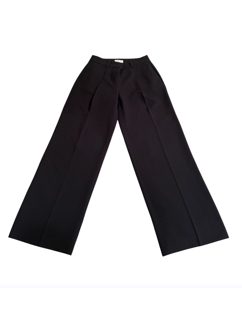 Black Wide-Leg Trousers